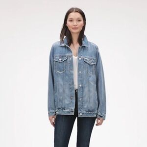 GAP Oversized Light Blue Denim Jacket